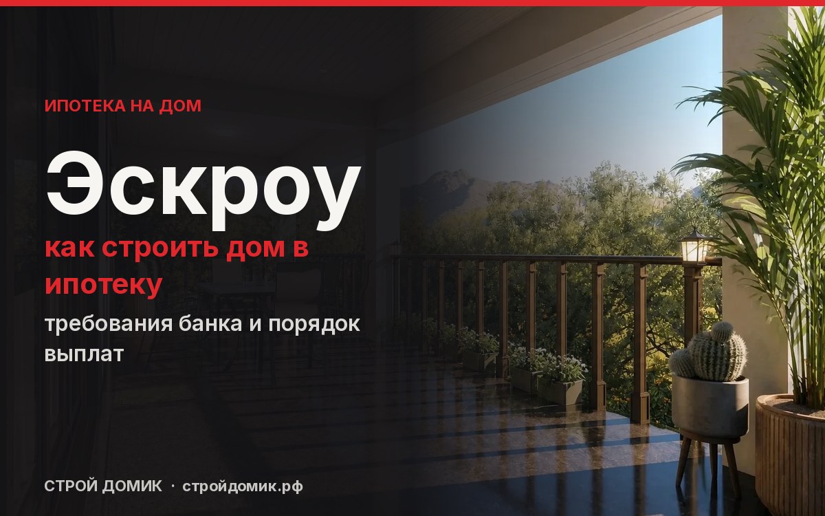 Строительство домов под ипотеку в Крыму с компанией «Строй Домик»